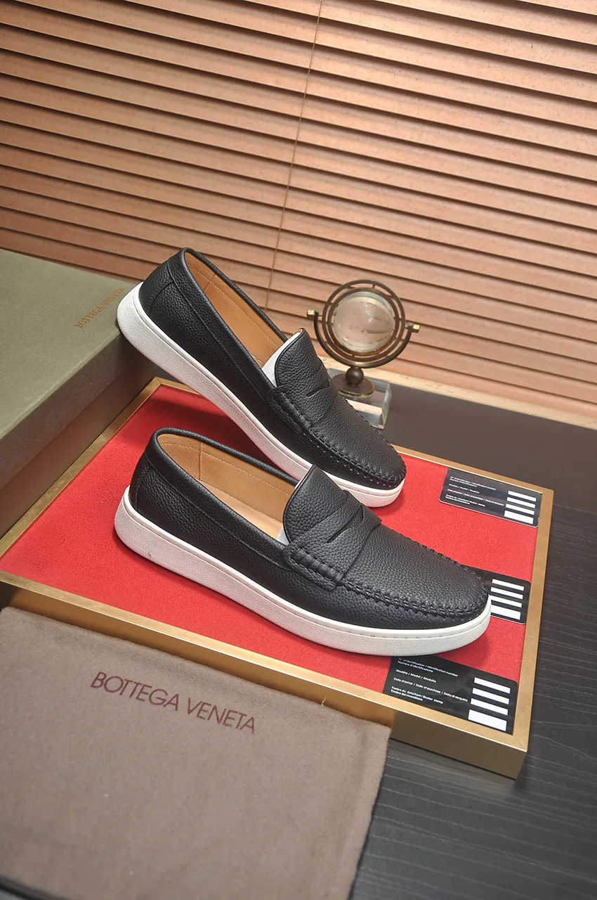 Men's shoes 💰460💶 [Botteg Venetta (BV)] (full cowhide lining) Exclusive new model Official website new model The upper is made of top-quality calfskin. Delicate feel and flowing luxurious texture. Tailored for refined men to create a noble aura. Detailed and regular Mark hand-stitching. Smooth lines. Full cowhide lining. Comfortable to wash sweat. 38-44